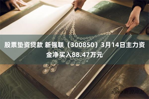 股票垫资贷款 新强联（300850）3月14日主力资金净买入