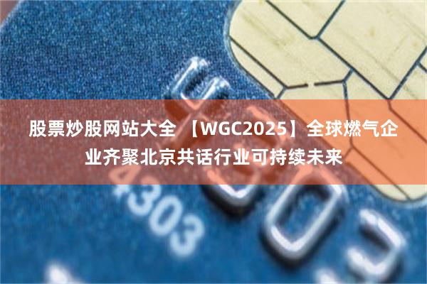 股票炒股网站大全 【WGC2025】全球燃气企业齐聚北京共话